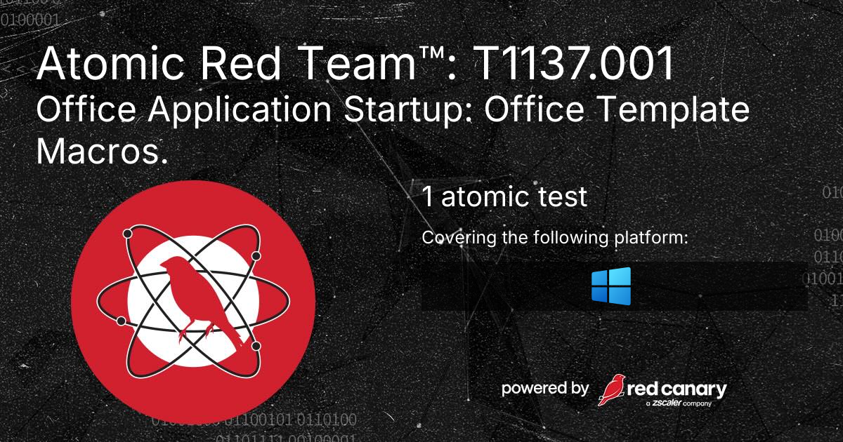 Atomic Red Team™: T1137.001