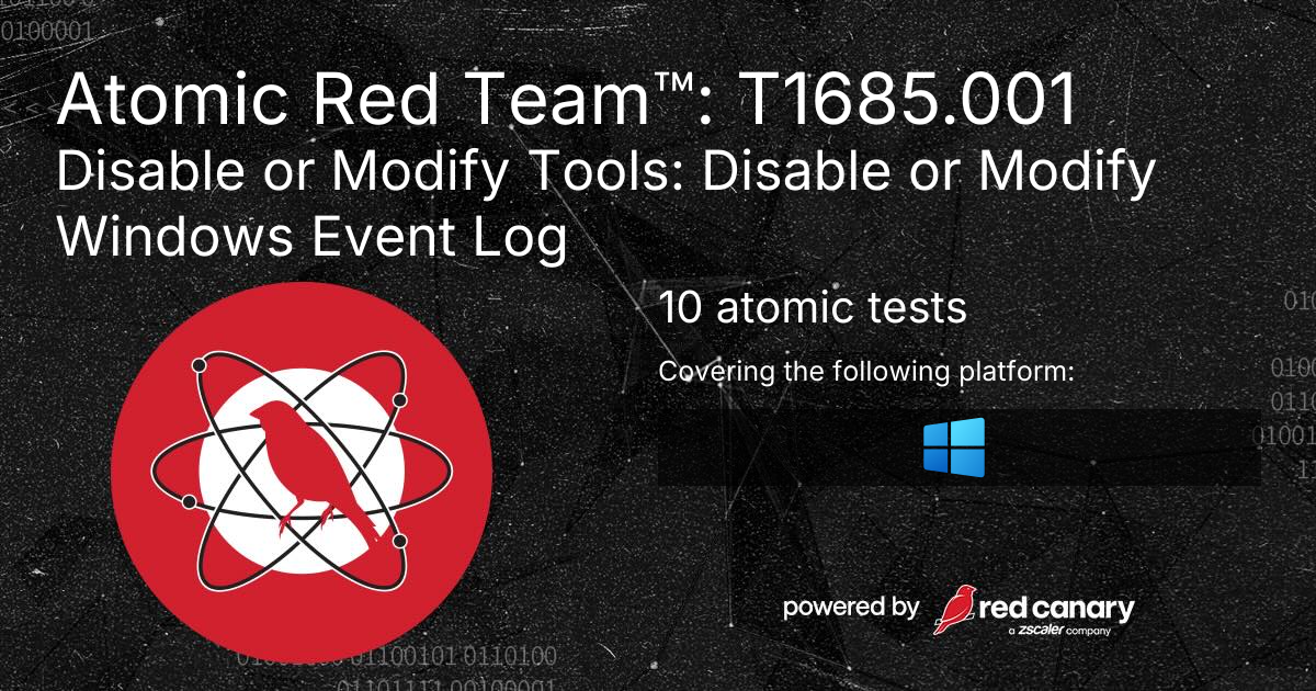 Atomic Red Team™: T1685.001